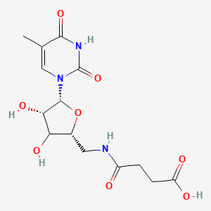 molecular formula C14H19N3O8 B12380589 Snm1A-IN-1 