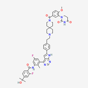 molecular formula C52H54F2N8O6 B12380601 BTK degrader-1 