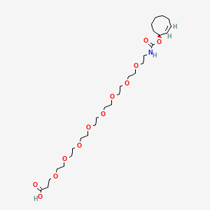 molecular formula C28H51NO12 B12380642 (S,E)-TCO2-PEG8-acid 