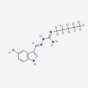 molecular formula C16H23N5O B12380652 Tegaserod-D11 