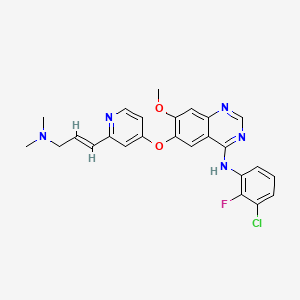 molecular formula C25H23ClFN5O2 B12380657 Egfr-IN-108 