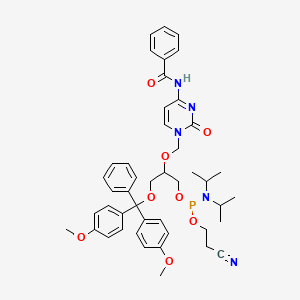 molecular formula C45H52N5O8P B12380668 DMTr-FNA-C(Bz)phosphoramidite 