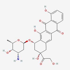 1-O-Demethyl-6-deoxydoxorubicin