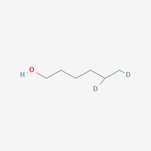 molecular formula C6H14O B12380680 1-Hexanol-d2 