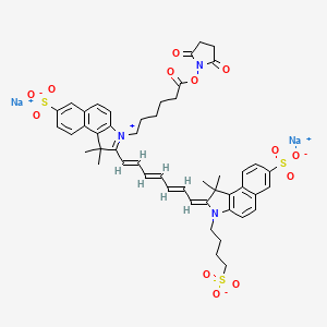 molecular formula C49H51N3Na2O13S3 B12380682 Disulfo-ICG-NHS (disodium) 