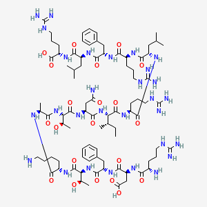 molecular formula C85H143N29O21 B12380704 Oligopeptide-6 