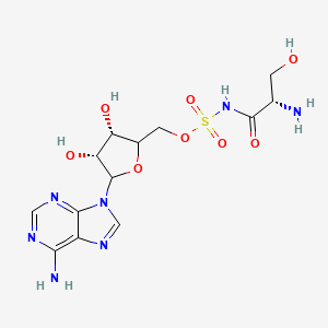 molecular formula C13H19N7O8S B12380711 SerSA 