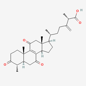 molecular formula C29H40O5 B12380752 (25S)-Antcin B CAS No. 163597-25-9