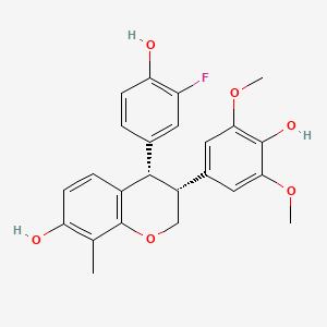 molecular formula C24H23FO6 B12380755 Trilexium 