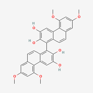 molecular formula C32H26O8 B12380792 Volucrin 