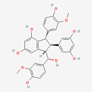 molecular formula C30H28O9 B12380794 Gnetuhainin I 