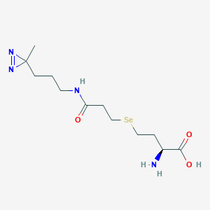 molecular formula C12H22N4O3Se B12380807 DiZHSeC 