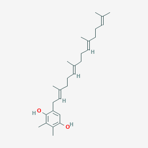molecular formula C28H42O2 B1238081 2,3-二甲基-6-香叶基香叶基-1,4-苯并醌 