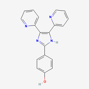 molecular formula C19H14N4O B12380830 2-(4-Hydroxyphenyl)-4,5-di(2-pyridyl)imidazole 