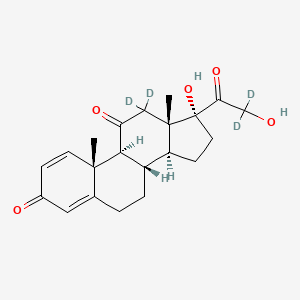 molecular formula C21H26O5 B12380848 Prednisone-d4 (Major) 