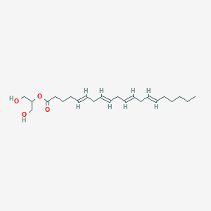 molecular formula C23H38O4 B1238086 2-花生四烯酸甘油酯, 2-AG 