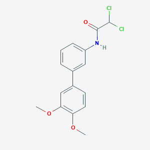 2,2-dichloro-N-[3-(3,4-dimethoxyphenyl)phenyl]acetamide