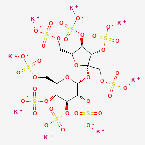 molecular formula C12H14K8O35S8 B12380875 Sucrosofate (potassium) 