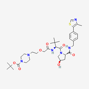 molecular formula C35H52N6O7S B12380877 E3 Ligase Ligand-linker Conjugate 91 