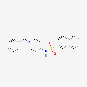 molecular formula C22H24N2O2S B12380880 N-(1-benzylpiperidin-4-yl)naphthalene-2-sulfonamide 