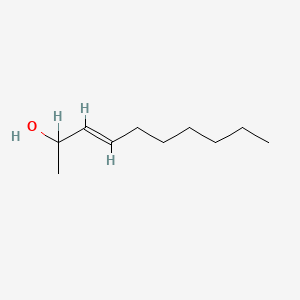molecular formula C10H20O B1238089 (E)-癸-3-烯-2-醇 