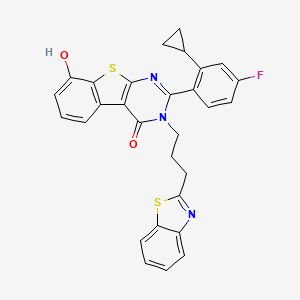 molecular formula C29H22FN3O2S2 B12380902 Hsd17B13-IN-73 