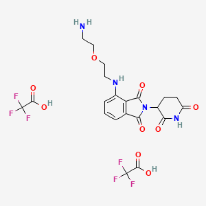 Thalidomide-NH-PEG1-NH2 (diTFA)