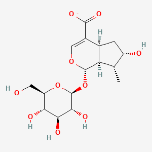 molecular formula C16H23O10- B1238094 Loganate 