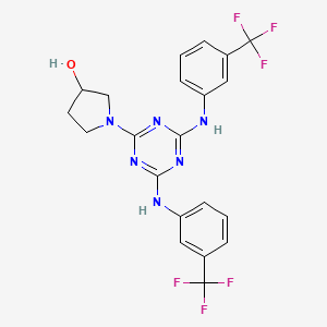 molecular formula C21H18F6N6O B12380947 Idh2R140Q-IN-2 