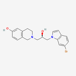 molecular formula C20H21BrN2O2 B12380952 Antiproliferative agent-25 