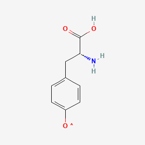 molecular formula C9H10NO3 B1238096 D-tyrosinyl 