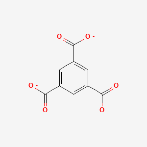 molecular formula C9H3O6-3 B1238097 Benzene-1,3,5-tricarboxylate 