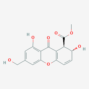 molecular formula C16H14O7 B1238100 (7R,8R)-Agi-B4 