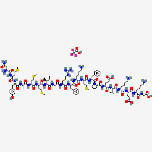 molecular formula C111H174F3N27O29S4 B12381012 GAD65(247-266) epitope (TFA) 