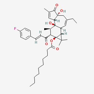 molecular formula C40H53FO6 B12381025 HIV-1 inhibitor-65 