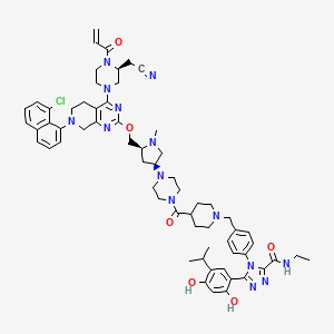 molecular formula C63H75ClN14O6 B12381028 PROTAC KRAS G12C degrader-3 