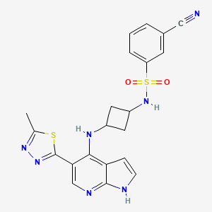 molecular formula C21H19N7O2S2 B12381034 Jak-IN-31 