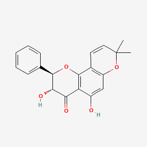 molecular formula C20H18O5 B12381082 Antifungal agent 91 