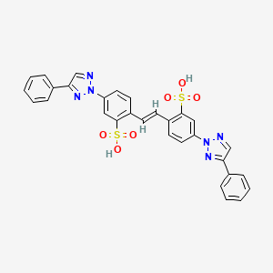 molecular formula C30H22N6O6S2 B1238109 Blankophor BHC CAS No. 37069-54-8