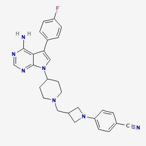 molecular formula C28H28FN7 B12381092 Menin-MLL inhibitor-25 