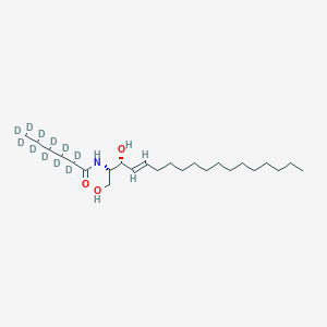 molecular formula C24H47NO3 B12381093 C6 Ceramide-d11 