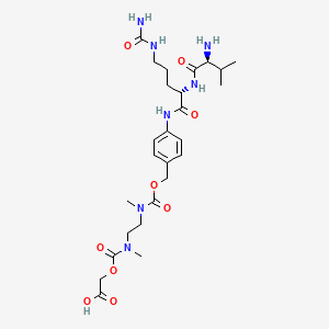 molecular formula C26H41N7O9 B12381123 Val-Cit-PAB-DEA-COOH 