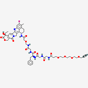 molecular formula C54H63FN8O15 B12381136 Propargyl-PEG4-GGFG-DXd 