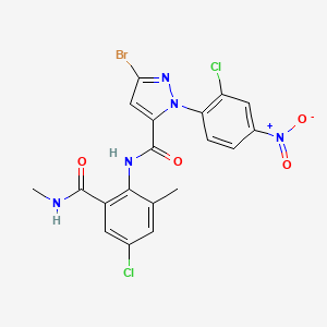 molecular formula C19H14BrCl2N5O4 B12381141 Insecticidal agent 6 