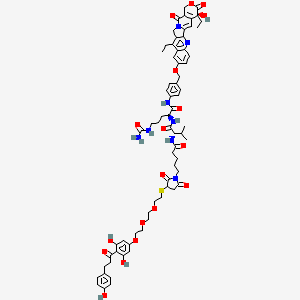 molecular formula C70H82N8O18S B12381155 Antitumor agent-102 