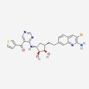 molecular formula C25H24BrN5O3S B12381175 Prmt5-IN-33 