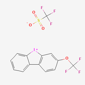 molecular formula C14H7F6IO4S B12381180 GPR3 agonist-2 