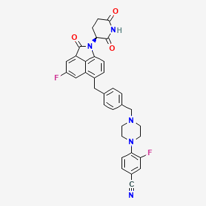 molecular formula C35H29F2N5O3 B12381212 IKZF1-degrader-1 