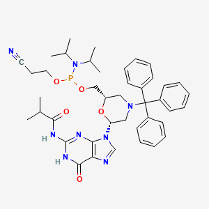 N-Trityl-N2-isobutyryl-morpholino-G-5'-O-phosphoramidite