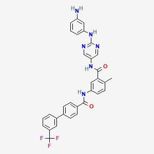 molecular formula C32H25F3N6O2 B12381218 BLK degrader 1 